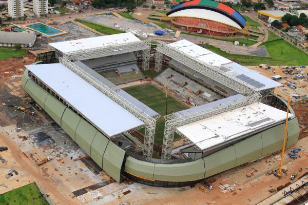 Arena Pantanal recebe na tarde de hoje nova visita de comitiva da Fifa