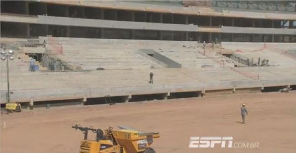 Cuiab ainda  um canteiro de obras, diz reportagem da ESPN