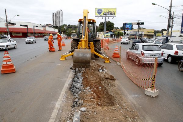 Aps liberao do Iphan, Consrcio VLT Cuiab-Vrzea Grande d incio s obras do VLT na avenida Prainha