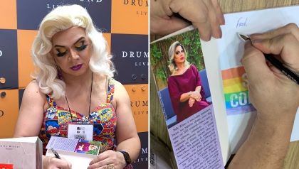 Aps Bienal em SP, livro de escritora drag queen de Cuiab ser lanado no Cine Teatro