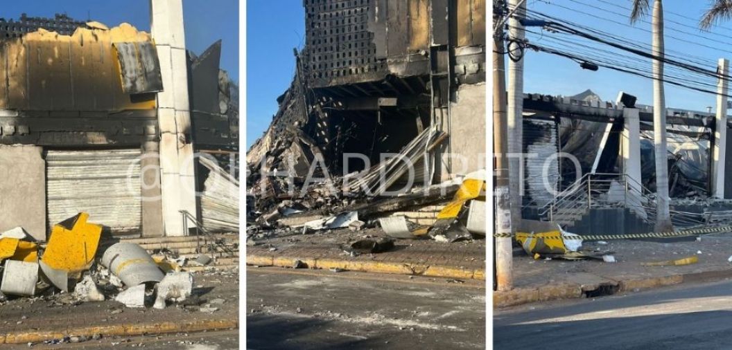 Investigao no encontra indcios de incndio criminoso no Shopping Popular; vigilante conta que usou trs extintores