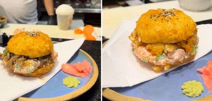 Restaurante japons cria hambrguer de sushi e faz sucesso entre cuiabanos: sai at cinco por dia