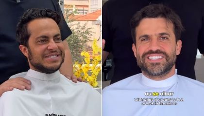 Thammy Gretchen e Pablo Maral transformam visual com barbeiro cuiabano