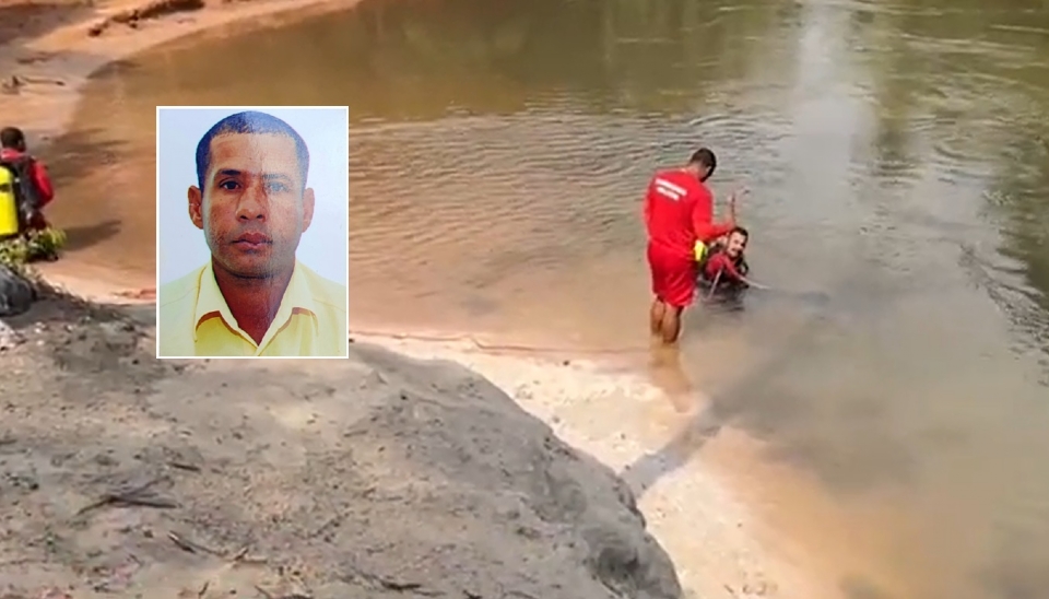 Homem de 49 anos entra em rio para tentar pegar garrafa de bebida e morre afogado