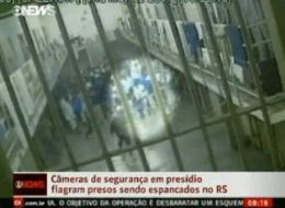 Imagens de penitenciria mostram presos sendo espancados no RS