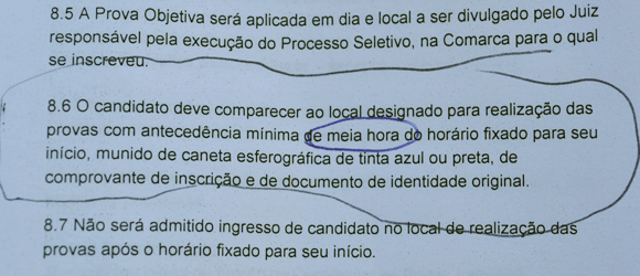 Candidatos perdem concurso por erro de informao