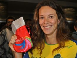 De volta ao Brasil, Fabiana enfrenta o cansao por evoluo: 'Tenho pressa'