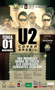Bar do Edgare traz U2 cover para comemorar aniversrio de 38 anos