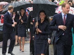 Radiante, Kate Middleton participa do ltimo evento oficial antes do casamento