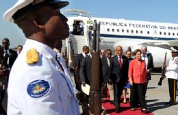 Dilma chega ao Haiti em sua primeira visita oficial ao pas