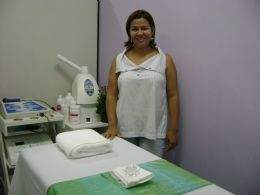 A fisioterapeuta dermato-funcional Laura Beatriz