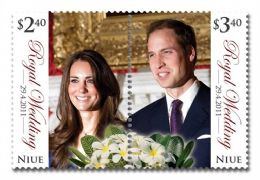 Selo de Ilha do Pacfico 'separa' o casal William e Kate Middleton