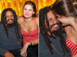 Isabeli Fontana e Rohan Marley namoram em bar de Florianpolis