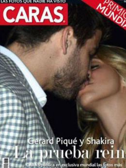 Revista colombiana flagra beijo entre Shakira e Piqu