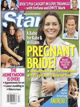 Revista levanta suspeitas de gravidez de Kate Middleton
