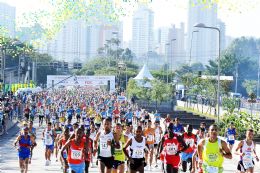 Maratona agita a cidade no domingo