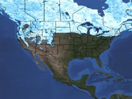 Mapas da Nasa mostram reduo da cobertura de neve nos EUA