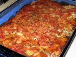 Linguia ao Forno a Parmegiana