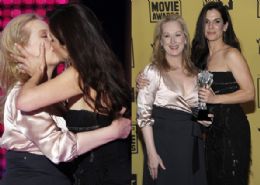 Beijo na boca marca a consagrao de Sandra Bullock e Meryl Streep