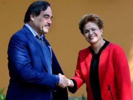 Dilma se encontra com Oliver Stone