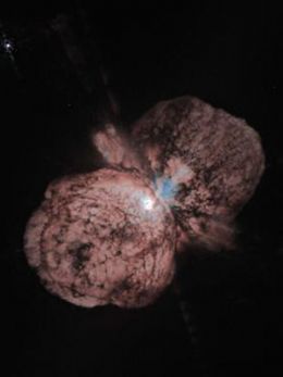 Astrnomos estudam 'replay' de erupo nas estrelas de Eta Carinae