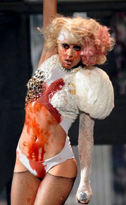 F da cantora Lady Gaga mata gato para usar sangue do animal em show