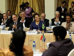 Na frica do Sul, Dilma participa de reunio da cpula do Ibas