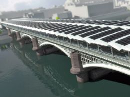 Estao de trem em Londres deve se tornar maior 'ponte solar' do mundo