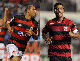 Ronaldinho supera Adriano em gols marcados no incio do Brasileiro