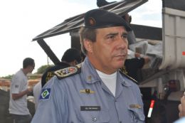 Comandante geral da Polcia Militar de Mato Grosso - coronel Osmar Lino Farias,