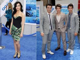 Jonas Brothers vo a premire de filme em Los Angeles