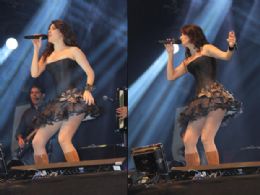 Fs lotam show de Paula Fernandes, mas reclamam de 'esnobada' da cantora no PA