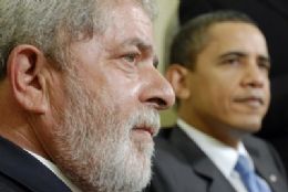 Lula elogia Obama, mas critica 'esmola'  regio