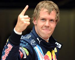 Vettel  pole, Barrichello o segundo, Button  em sexto; Massa s em 11