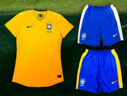 Brasil j tem uniforme para buscar em Londres ouro indito no futebol