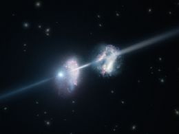 Exploso de raios gama revela duas galxias distantes da Terra