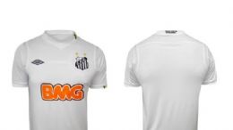 Camisa que o Santos usar no Mundial de Clubes tem apenas um patrocinador