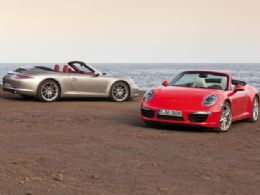 Porsche apresenta verses conversveis do novo 911 Carrera