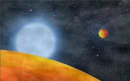 Astrnomos descobrem dupla de planetas 'engolida' por estrela