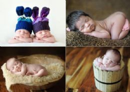 Recm-nascidos 'posam' em novo livro de irms fotgrafas , veja fotos