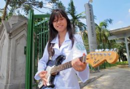 Irene Yamamoto deixou de lado as aulas de guitarra para estudar para a Fuvest
