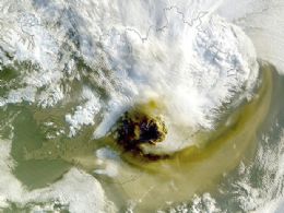 Nasa divulga imagens de erupo do vulco na Islndia feitas por satlite