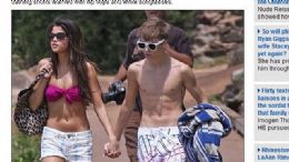 Justin Bieber curte frias no Hava ao lado da namorada