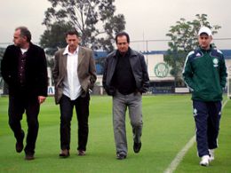 Muricy Ramalho conhece novo elenco e acompanha treino do Palmeiras