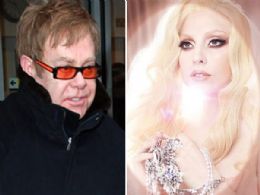 Lady Gaga pode ser madrinha do filho de Elton John