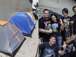 Fs acampam no Morumbi para show do Iron Maiden