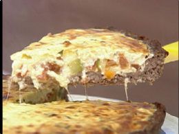 Quiche de Carne e Legumes