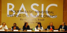 Ministros do Basic consideram reunio do Rio um avano