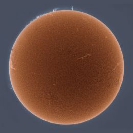 Fotgrafo amador registra imagem de alta resoluo do Sol