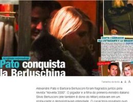 Pato confirma namoro com filha de Berlusconi: 'Ainda no incio'